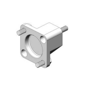 Intermediate flange for opposed ISO 6431/15552 cylinders