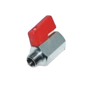 Male-female mini ball valve